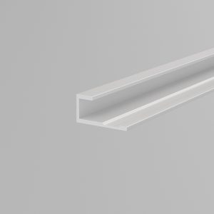 Profilé de finition en U alu gris pour dalle murale SPC 4 mm – 260 cm