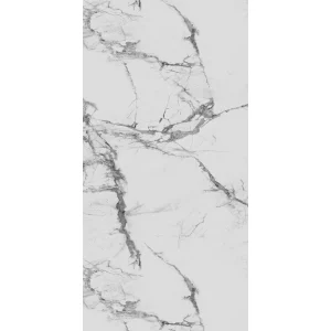 Dalle de sol SPC Hôtel effet Marbre Blanc 123 x 61,5 cm – ép. 6,5+1 mm