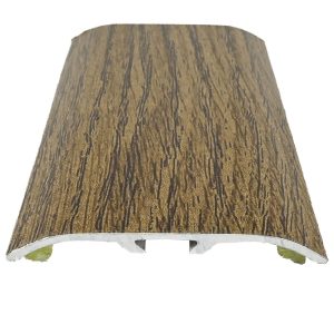Profilé de jonction alu décor bois Beige Gris pour sol SPC – 90 cm
