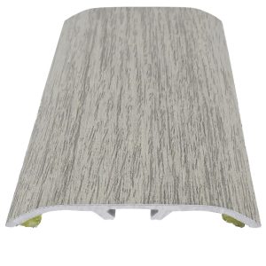 Profilé de jonction alu décor bois Marron Clair pour sol SPC – 90 cm