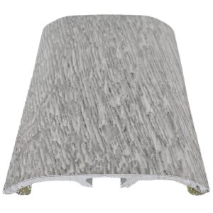 Profilé de jonction alu décor bois Gris Foncé pour sol SPC – 90 cm